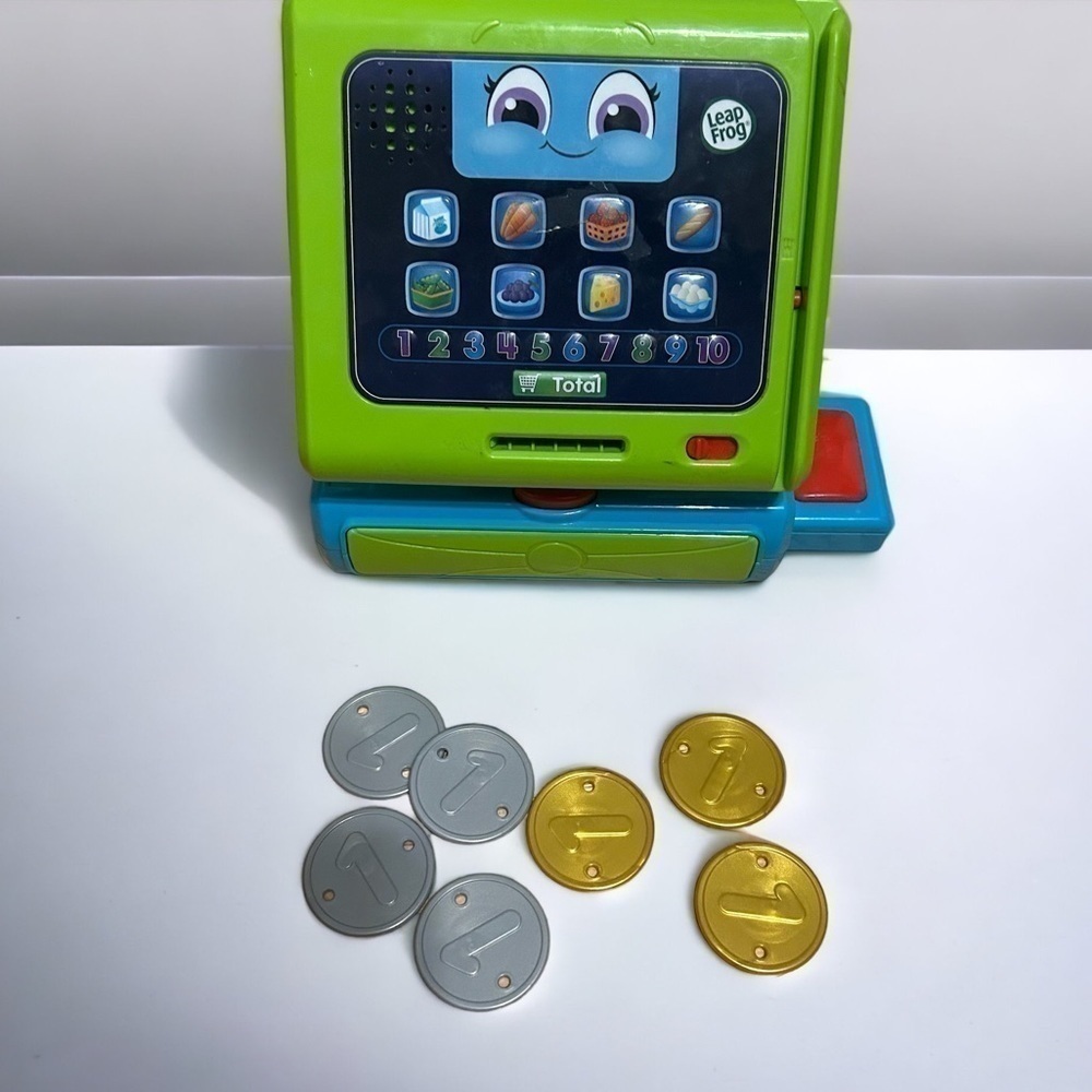 Leap Frog Touch Screen Cash Register Kids Toy Learning Green